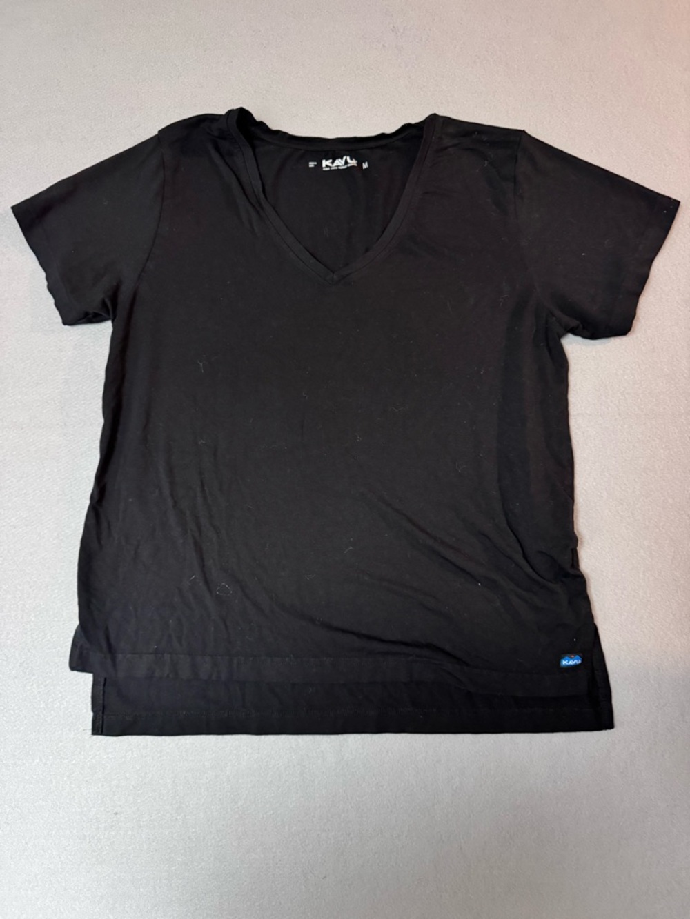 Kavu Black V-Neck Tee